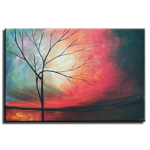 24*36inch Save $19 ($56.99 on Amazon)Abstract Oil Painting Framed Ready to Hang (Only for US)