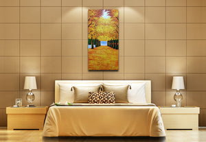 24*48inch Save $26 ($75.99 on Amazon) Hand Painted Paintings Framed Ready to Hang (Only for US)