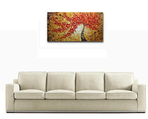 3D Hand Painted Contemporary Large Abstract Canvas Art Decor Home
