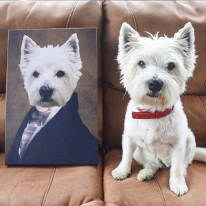 Ambassador Custom Pet Canvas with Framed Ready to Hang