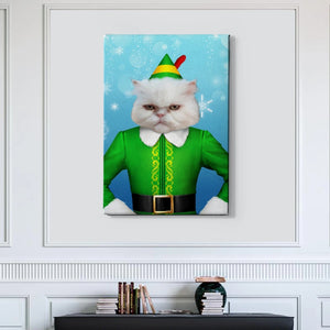 The Elf Custom Pet Canvas with Framed Ready to Hang