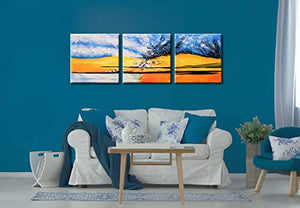 20*20inch*3 Save $37 ( $105.99 on Amazon) Modern Art Acrylic Paintings Framed Ready to Hang (Only for US)