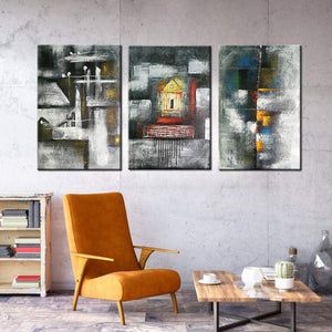 24*36inch*3 Save $56 ($139.99 on Amazon) Cheap Modern Art Framed Ready to Hang (Only for US)