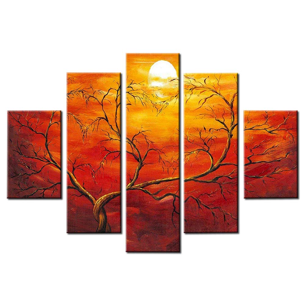50*32inch Save $28 ($79.99 on Amazon) Oil Painting Framed Ready to Hang (Only for US)