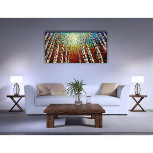 Modern Wall Art Abstract Cypress Woods 100% Hand Painted by Talent Artists