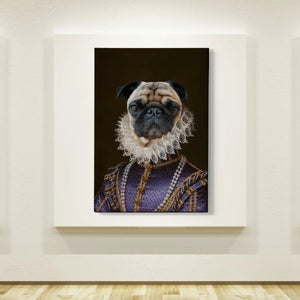 The Socialite Custom Pet Canvas with Framed Ready to Hang