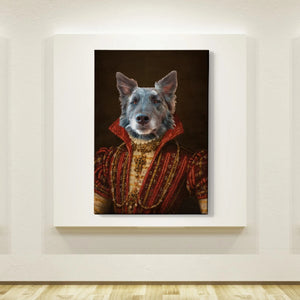 The Baroness Custom Pet Canvas with Framed Ready to Hang