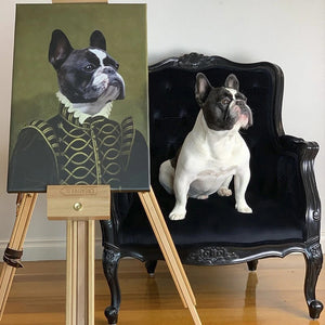 The Noble Custom Pet Canvas with Framed Ready to Hang