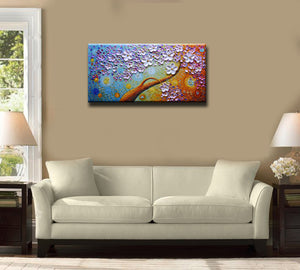 Abstract Floral Painting 100% Hand Painted by Talent Artists