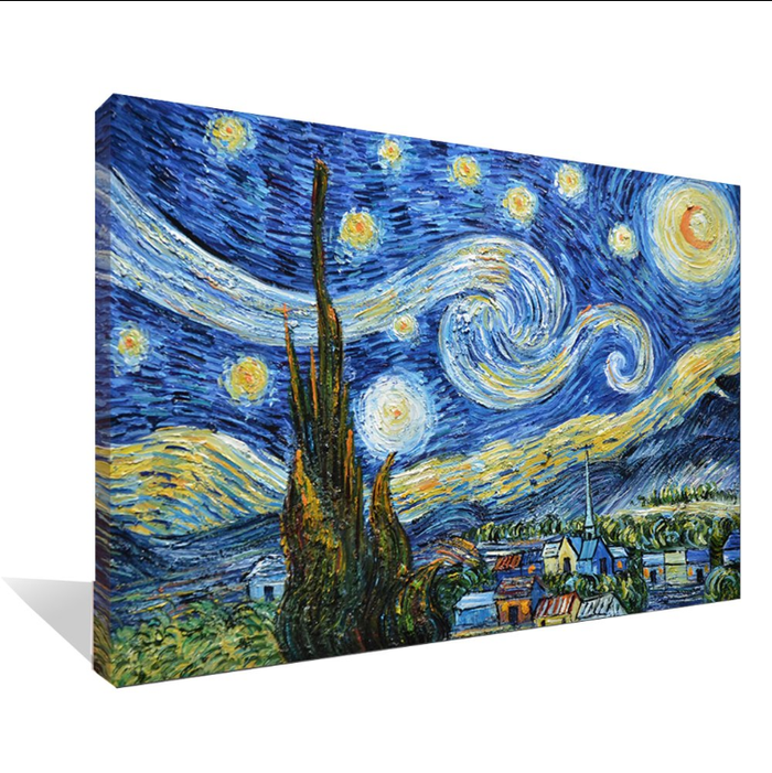 Van Gogh Oil Paintings Starry Night Reproduction 100% Hand Painted
