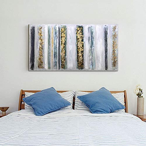 Extra Large Wall Paintings Abstract Vertical Stripes Canvas Art Decor Bedroom