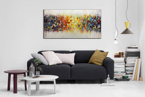 Buy Abstract Art Colorful Thick Oil Perfect Decor Living Room
