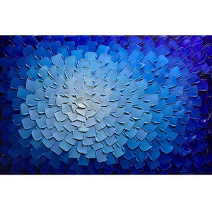 Blue and White Clear Texture Fantasy Canvas Wall Decor Living Room