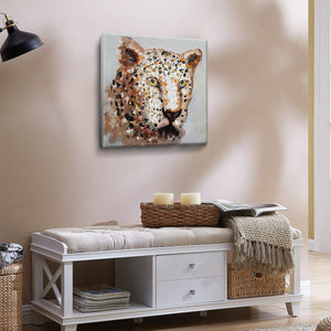 Buy Artwork Online Leopard Canvas Acrylic 3D Painting Decor Living Room