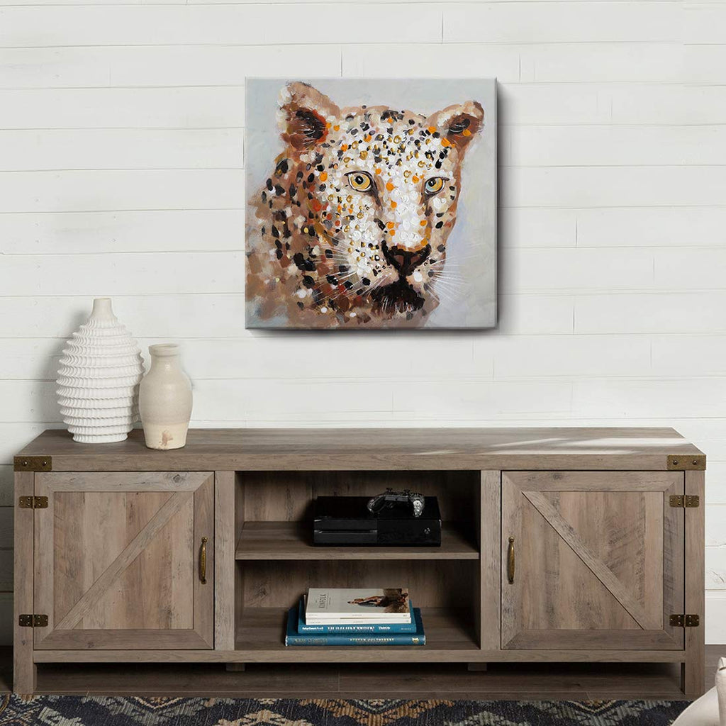 Buy Artwork Online Leopard Canvas Acrylic 3D Painting Decor Living Room