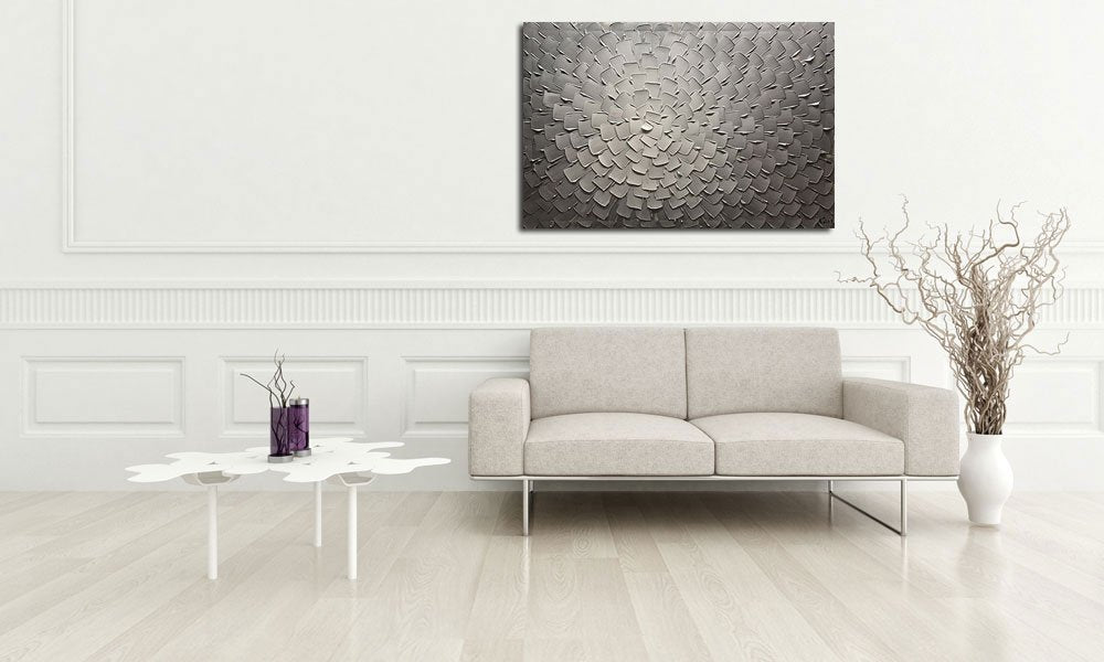 Large Paintings 100% Handmade Canvas Art 3D Textured No Fade for 10 Years