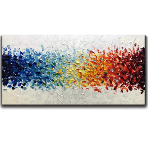 Living Room Art Decor Colorful Handcrafted Canvas Paintings