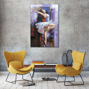 Cheap Artwork for Walls Beautiful Girl Dances Perfect for Living Room