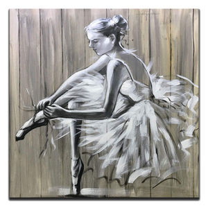 Original Fine Art for Sale Beautiful Ballet Wooden Texture Background
