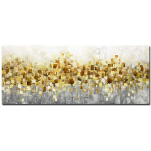 Contemporary Art Gold Texture Hand Painted Canvas Painting Online