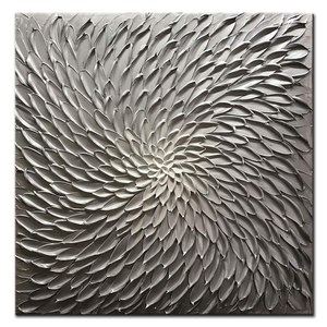 Real Paintings for Sale Abstract Square Grey Canvas Paintings