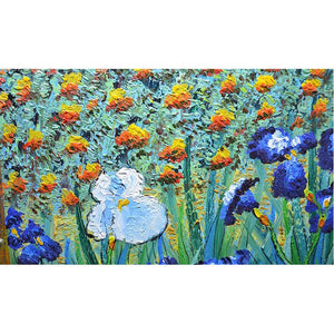 Replica Painting Art Van Gogh Irises 3D 100% Hand Painted