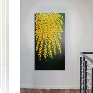 24*48inch Save $25 ($76.99 on Amazon) Yellow Canvas Art Framed Ready to Hang (Only for US)