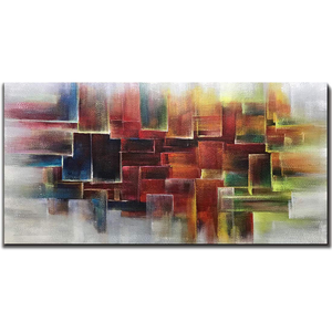Oil Paintings Artwork Colorful Background Clearly Texture by Hand Painted